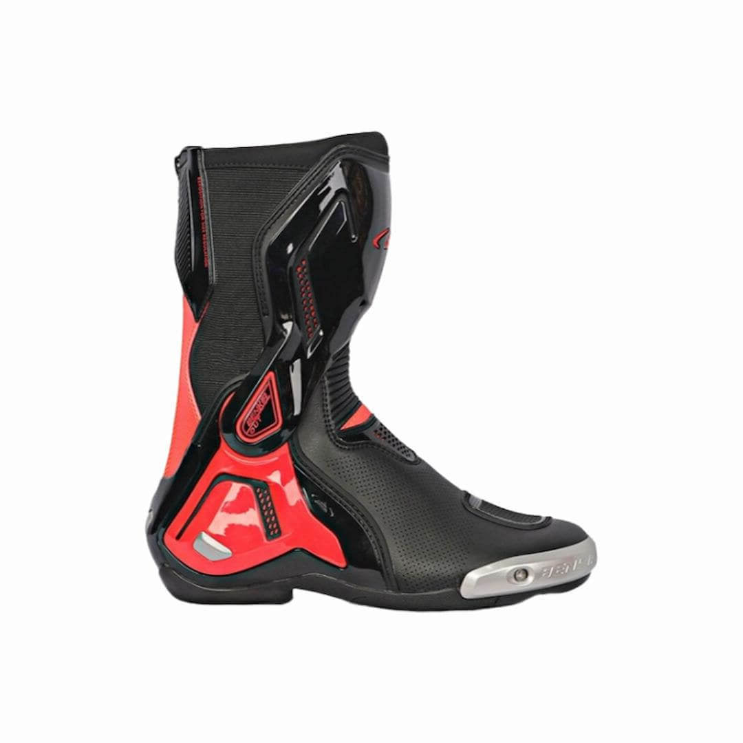 Allgoal Black/Red Motorcycle Boots – ALLGOAL