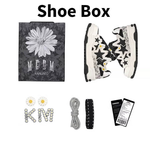 Reflective Daisy Star Sneakers Unisex