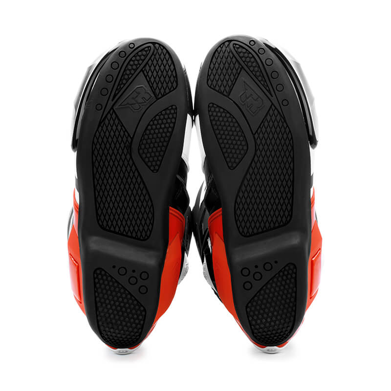 White/Black/Red Motorcycle Boots Waterproofing TR – ALLGOAL