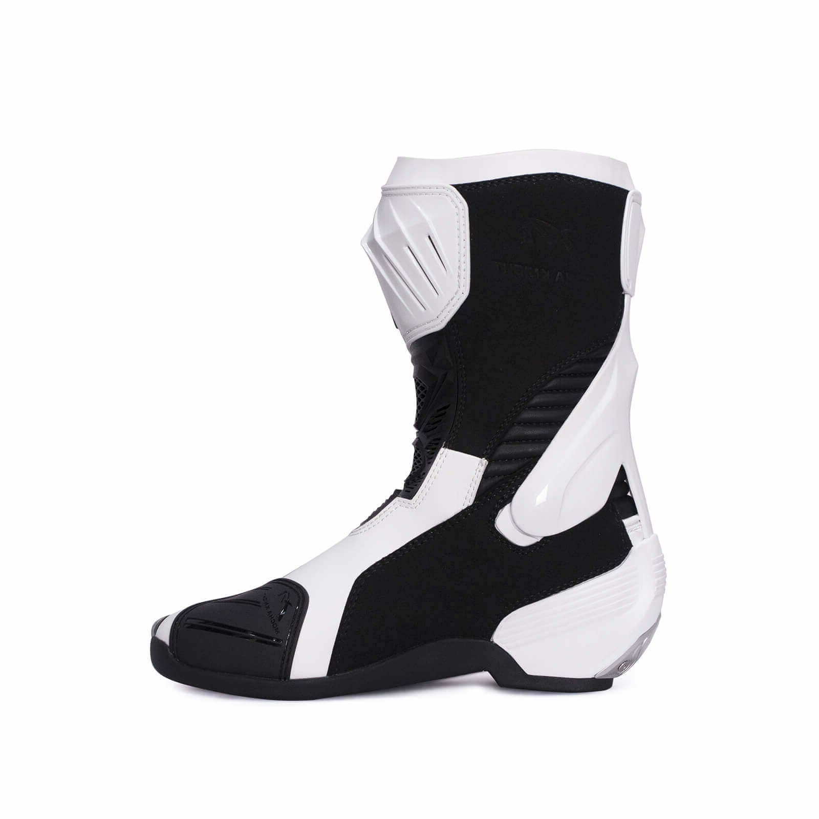 Allgoal White Motorcycle Riding Boots Supertech – ALLGOAL