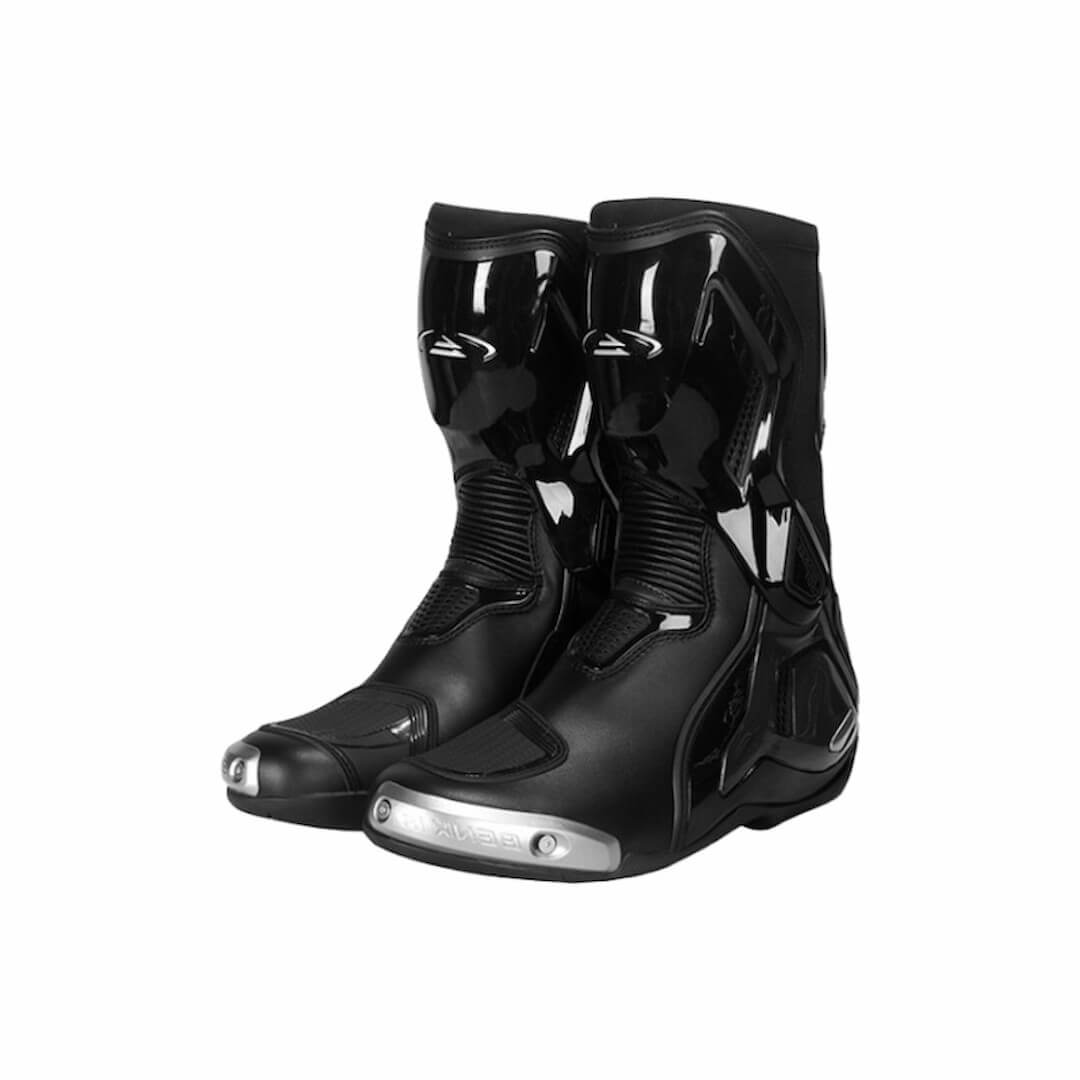 Black Motorcycle Boots – ALLGOAL