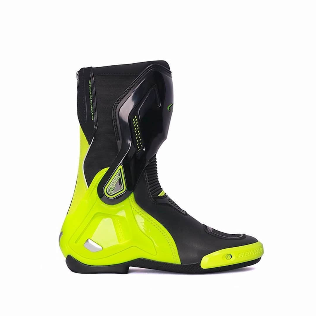 Allgoal Motorcycle Riding Boots Black Green – ALLGOAL