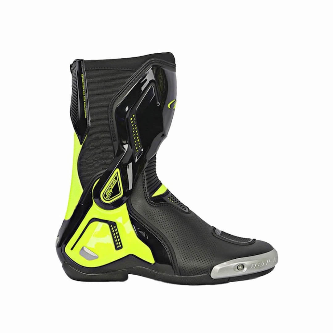 Allgoal Motorcycle Boots Black/Green Black Friday – ALLGOAL