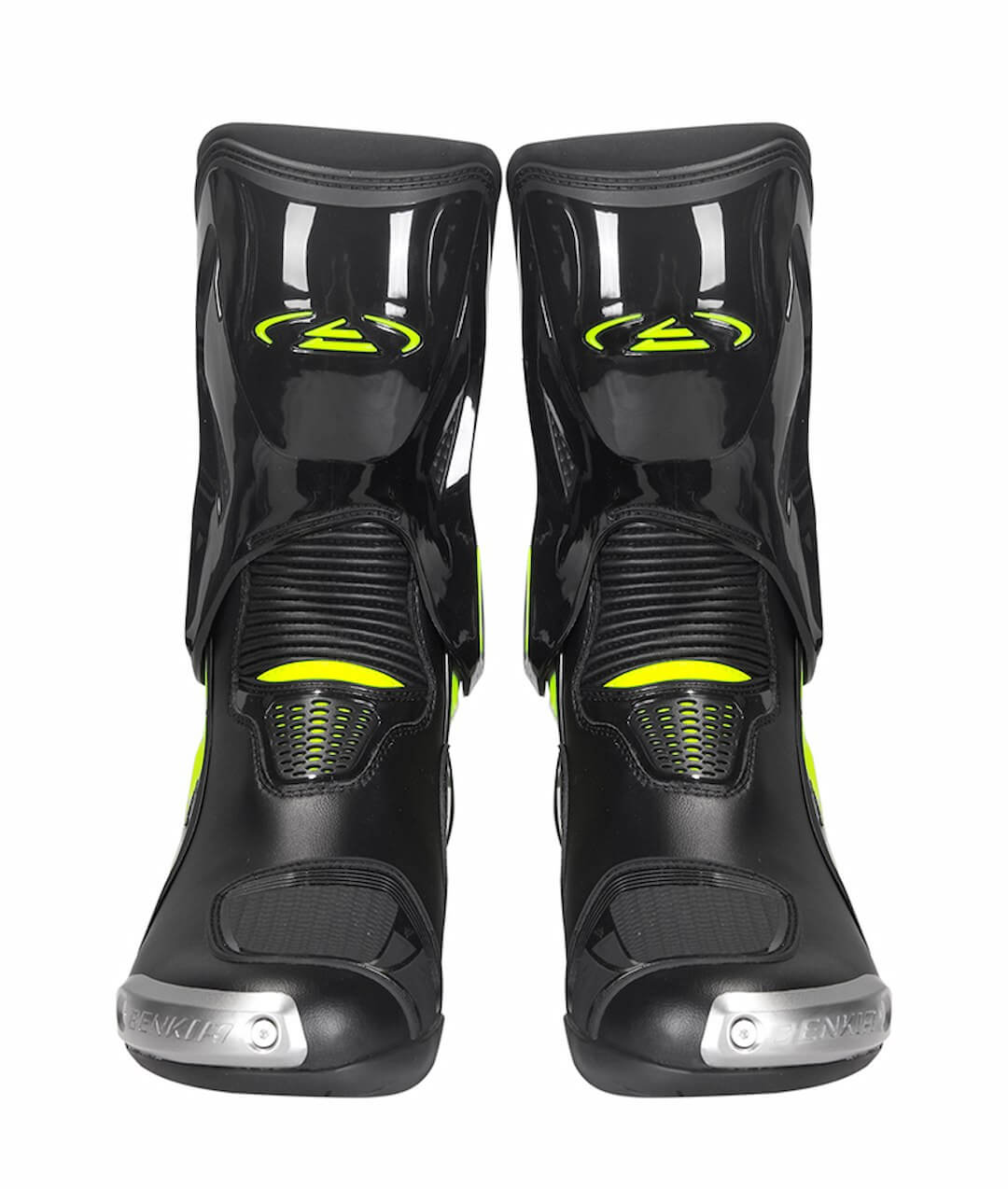Allgoal Motorcycle Boots Black/Green Black Friday – ALLGOAL