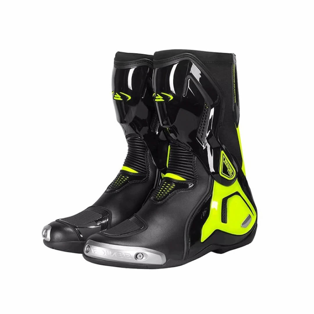  Motorrad ハイカットブーツ 黒/黄 Allgoal Motorcycle Boots Black/Green Black Friday – ALLGOAL