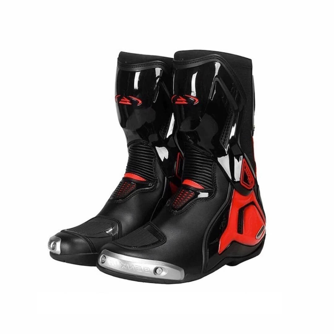 Allgoal Black/Red Motorcycle Boots – ALLGOAL Allgoal Black/Red Motorcycle Boots – ALLGOAL