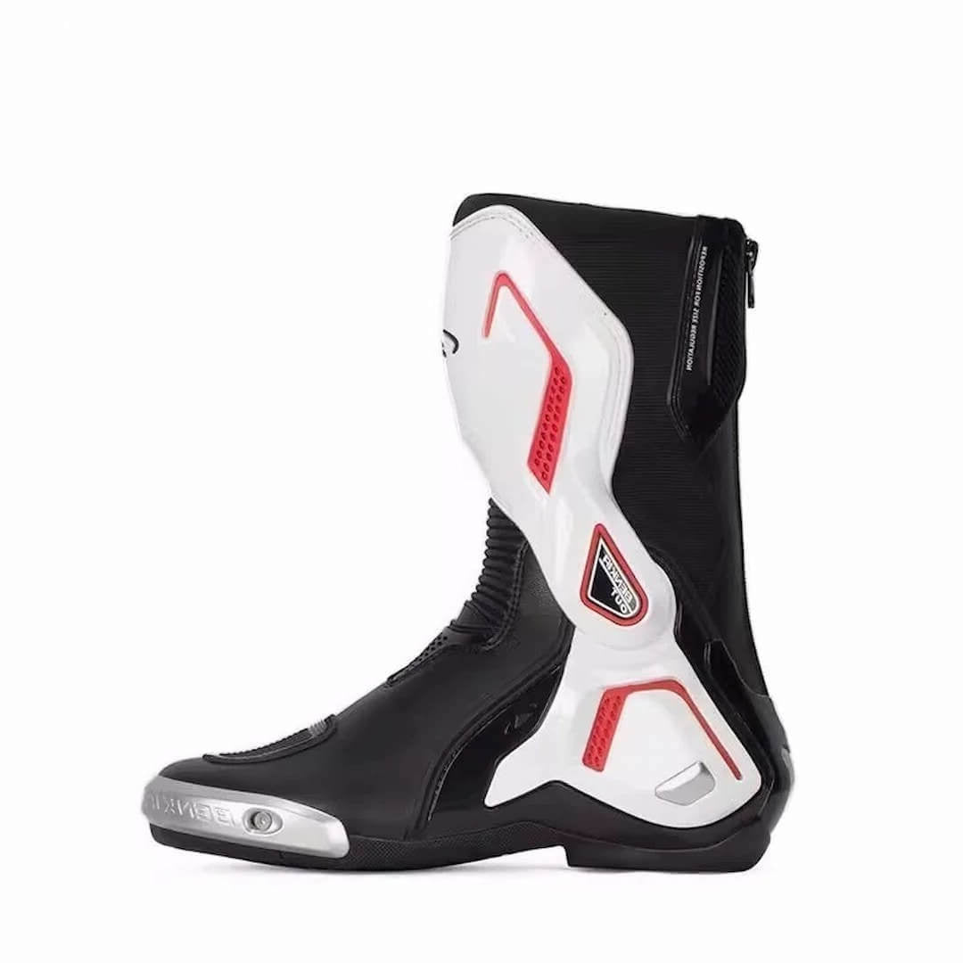 m*g様 BOGOTTO バイクブーツ ホワイト/ブラック/レッド　ライディング Allgoal Motorcycle Boots Black/White/Red – ALLGOAL