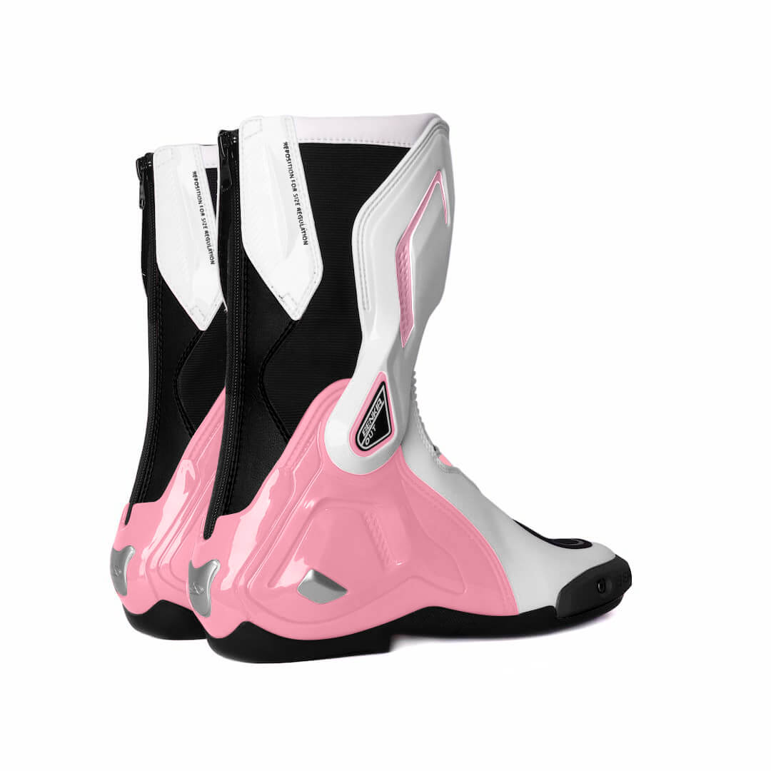 Allgoal Women Pink Motorcycle Boots – ALLGOAL