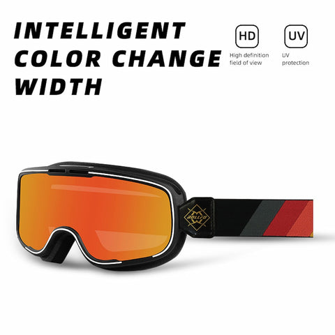 100 photochromic goggles Photochromic Motorcycle Goggles Amber