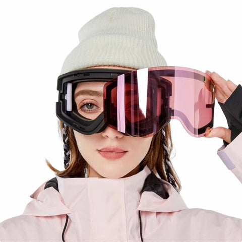 magnetic ski goggles and mask Magnetic Lens Ski Goggles