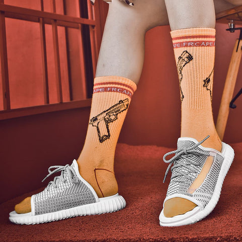 ALLGOAL Modern Knit Slip-On Sneakers Grey