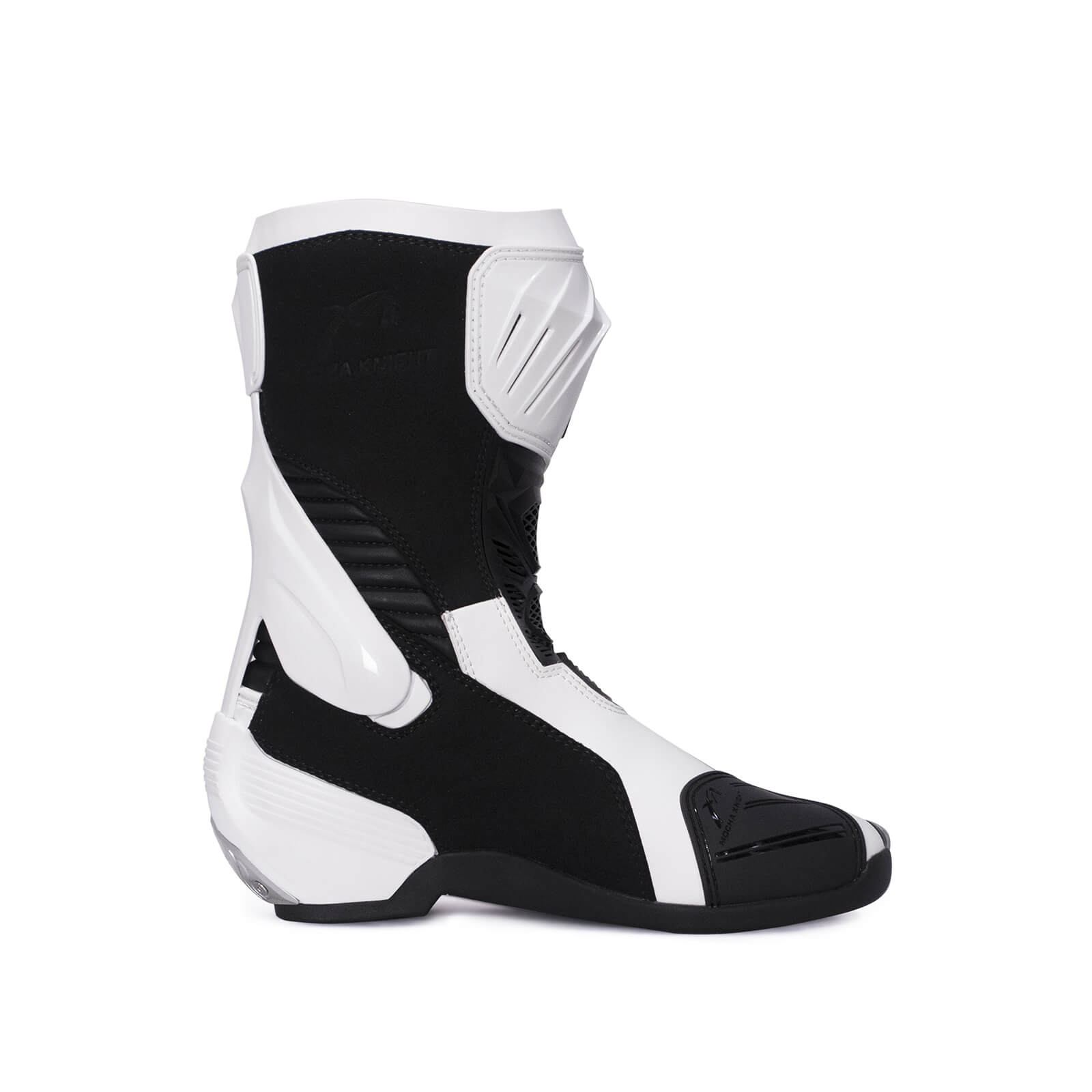 Allgoal White Motorcycle Riding Boots Supertech – ALLGOAL